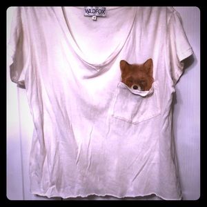 Wildfox fox tee